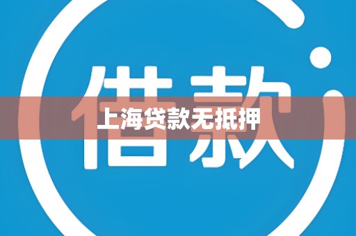 上海贷款无抵押